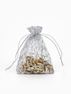 Мешочек подарочный «Узор серебристый», 7×9 см, цвет серебро - Фото 1