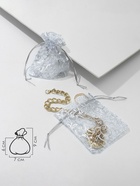 Мешочек подарочный «Узор серебристый», 7×9 см, цвет серебро - Фото 5