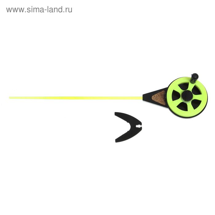 Удочка зимняя «Балалайка» УС-3, хлыст поликарб., цвет жёлтый - Фото 1
