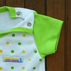 Детский костюм "Горошек": футболка, шорты, на 0-6 мес, цвет салатовый - Фото 2
