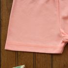 Детский костюм "Горошек": футболка, шорты, на 0-6 мес, цвет розовый - Фото 4
