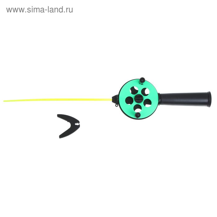 Удочка зимняя "Профи" УП-2, ручка пластик, хлыст поликарбонат, цвет зелёный - Фото 1