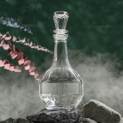 Графин-штоф «ПиэрКуб», 500 мл, стекло, прозрачный