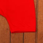 Детский костюм "Робот": футболка на завязках, шорты, на 0-6 мес, цвет красный - Фото 5