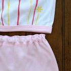 Детский костюм "Букет": футболка н азавязках, шорты, на 0-6 мес, цвет розовый - Фото 4