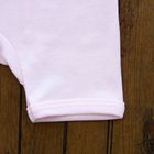 Детский костюм "Букет": футболка н азавязках, шорты, на 0-6 мес, цвет розовый - Фото 5