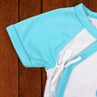 Детский костюм "Мишка": футболка на завязках, шорты, на 6-12 мес, рост 74-86 см, цвет мятный - Фото 2
