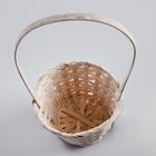 Корзина плетёная, бамбук, белый Maui - Фото 3