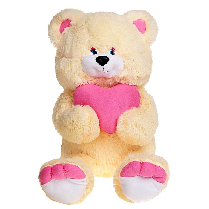 Мягкая игрушка «Медведь Романтик» с сердцем, МИКС - фото 1906757934
