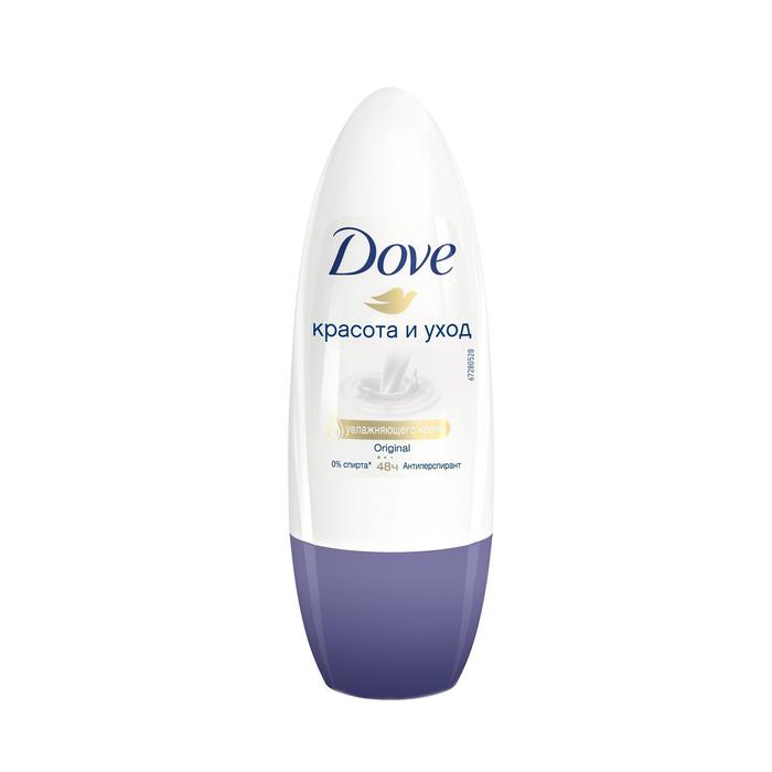 Антиперспирант Dove Original «Витамин E и F», ролик, 50 мл - Фото 1