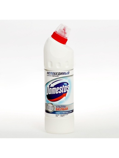 Средство чистящее для унитаза Domestos Ultra White, 500 мл