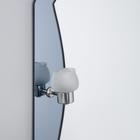 Зеркало в ванную комнату с подсветкой, двухслойное Ассоona, 80 × 60 см, A610, 1 полка - Фото 2