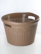 Корзина для белья «Артлайн», 32 л, 45×45×30 см, МИКС - Фото 2