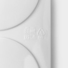 Контейнер для приготовления 2-х яиц в СВЧ-печи Полимербыт «Глазунья», пластик, белый - Фото 6