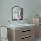Зеркало в ванную комнату, двухслойное 80×60 см "Ассоona A624", 2 полки - Фото 2