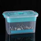 Контейнер для хранения «Рукоделие», 10 л, 35×23×19 см, с крышкой и вкладышем, МИКС - Фото 1