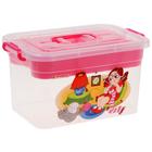 Контейнер для хранения «Рукоделие», 10 л, 35×23×19 см, с крышкой и вкладышем, МИКС - Фото 6