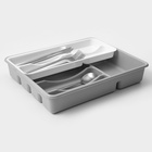 Лоток двойной для столовых приборов, цвет МИКС - Фото 3