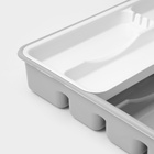 Лоток двойной для столовых приборов, цвет МИКС - Фото 4