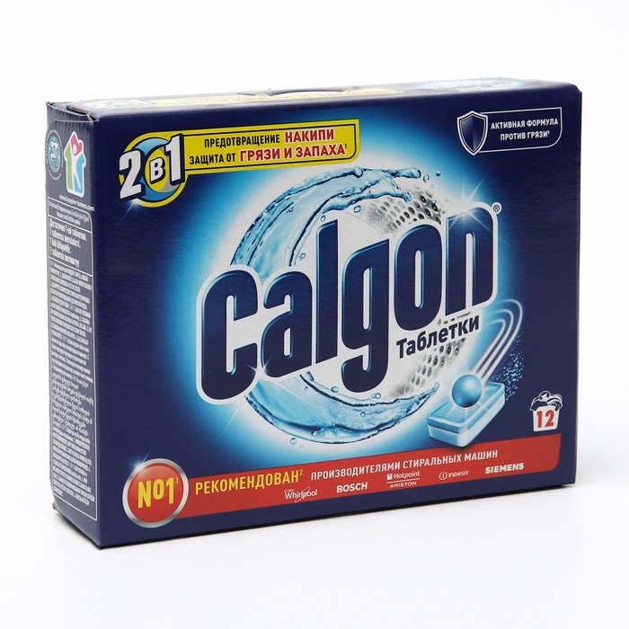 Средство для смягчения воды Calgon "2 в 1", 12 таблеток - Фото 1