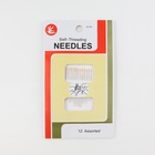 Иглы швейные, d=0.8 мм, с золотым ушком, самовдеваемые, 12 шт. - Фото 3