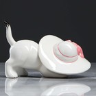 Сувенир "Кот в шляпе" белый, 10 см, микс - Фото 4