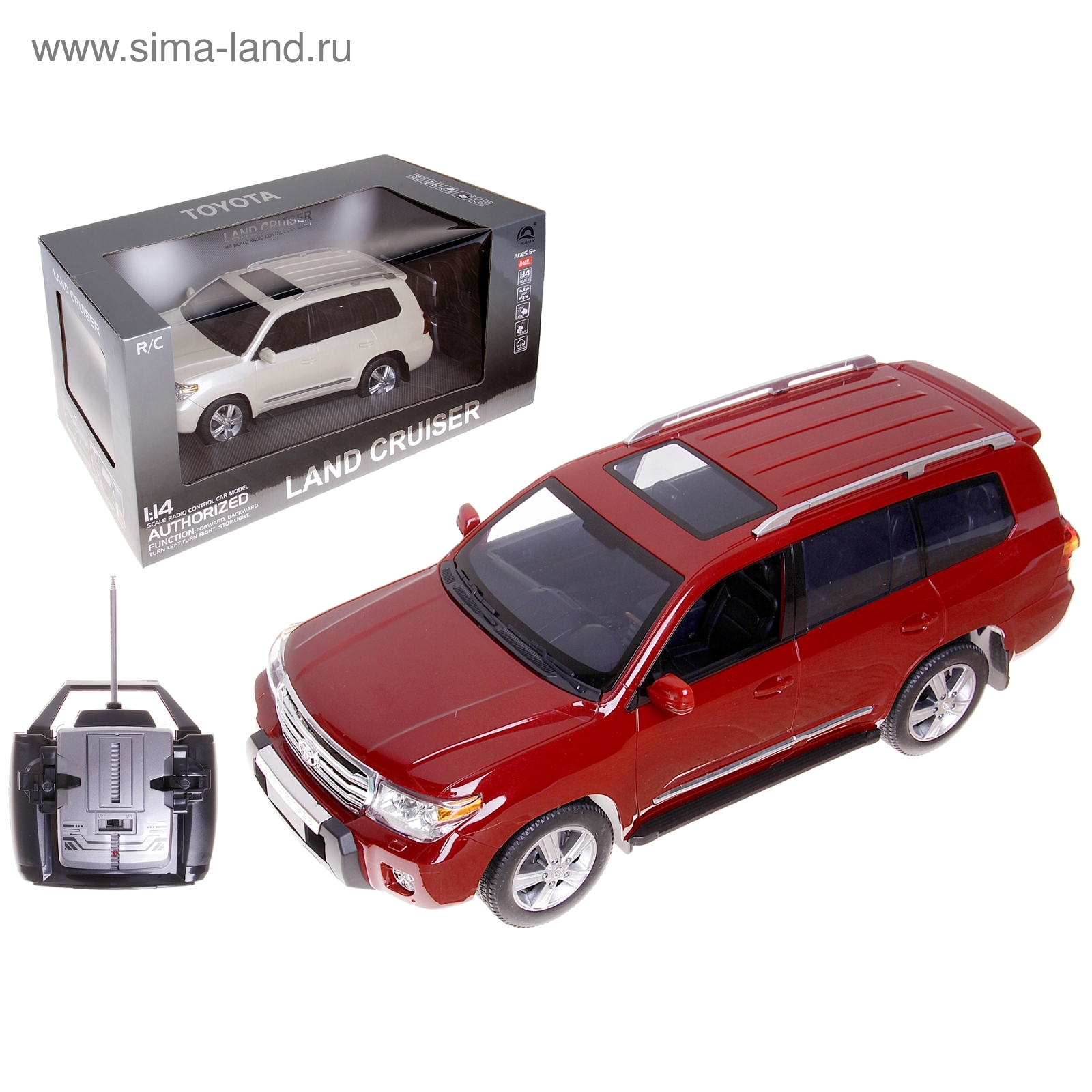 Машина на радиоуправлении Toyota Land Cruiser 200 HQ20135, масштаб 1:14  (196432) - Купить по цене от 1 937.00 руб. | Интернет магазин SIMA-LAND.RU