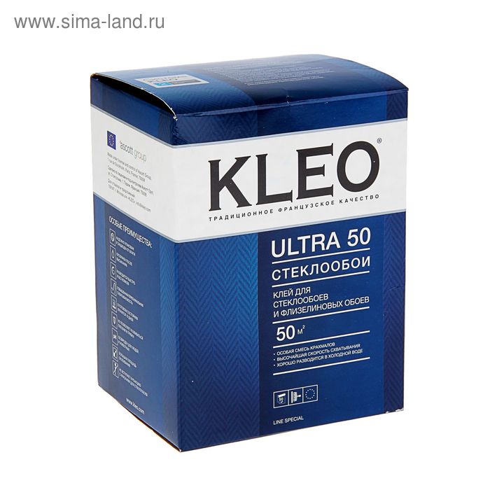 Клей для стеклообоев и флизелиновых обоев Kleo Ultra 50, сыпучий, 500 гр - Фото 1