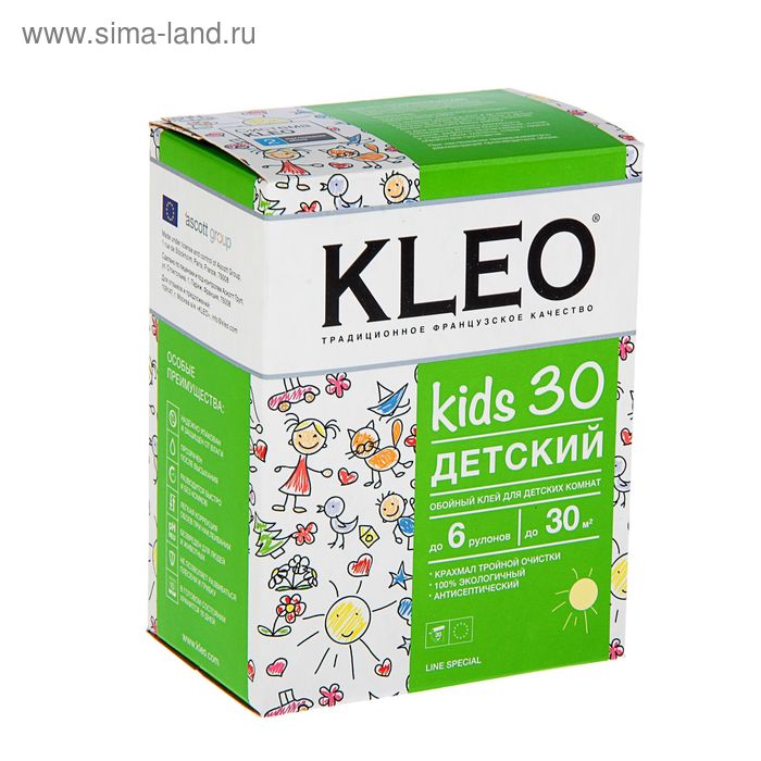 Клей для детских комнат Kleo Kids 30, сыпучий, 100 гр - Фото 1