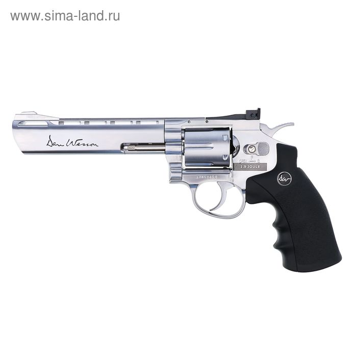 Револьвер страйкбольный  Dan Wesson 6" Silver (17115) CO2, калибр  6мм - Фото 1