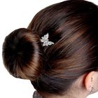 Гребень для волос "Великолепие" бабочка 2,6 см - Фото 2