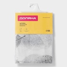 Штора для ванной Доляна «Чёрно-белые листья», 180×180 см, EVA - Фото 5