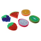 Ластик фигурный «Фрукты», МИКС (штрихкод на штуке) 1149034 - фото 7479609