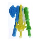 Набор ластиков фигурных 3шт Оружие МИКС в пакете - Фото 3