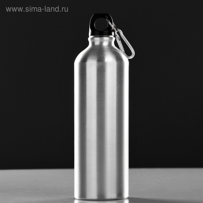 Бутылка для воды «Классика», 750 мл, 7×24.5 см, корпус из алюминия - Фото 1