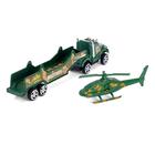 Грузовик инерционный «Трейлер», со спецтехникой, МИКС - Фото 4