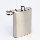 Фляжка Мастер К, 90 мл, подарочная, армейская, 3 oz, нержавеющая сталь, серебристая - Фото 3