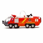 Машина «Пожарная охрана», работает от батареек, световые и звуковые эффекты, стреляет водой - Фото 2