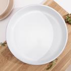 Форма для выпечки Доляна «Флёри.Круг», 27,5×4 см, керамическое покрытие, цвет красный - Фото 2