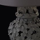 Лампа"Россыпь лепестков" черная, 27 × 27 × 57 см - фото 8211527