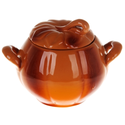 Горшок керамический для запекания 900 мл Тыковка (УЦЕНКА)