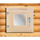 Окно деревянное для бани, 30×30 см, двойное стекло, «Добропаровъ» - Фото 3