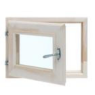 Окно в баню, деревянное, 40×30 см, липа, двойное стекло, «Добропаровъ» - Фото 6