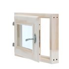 Окно в баню, деревянное, 40×30 см, липа, двойное стекло, «Добропаровъ» - Фото 7