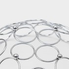 Фруктовница Доляна «Ринго», 23×23×9.5 см, хромированная - Фото 6