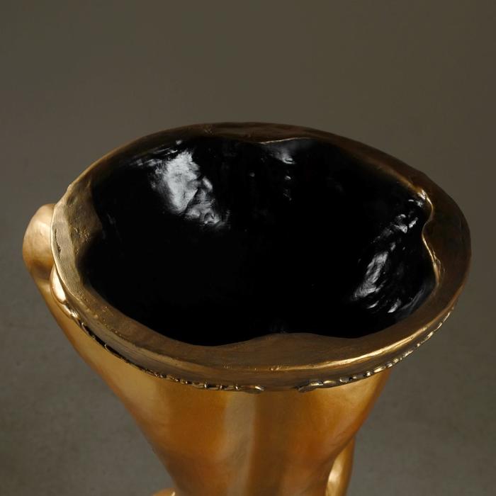 Фигура с кашпо "Титан" бронза, 40х73х42см - фото 1908257017