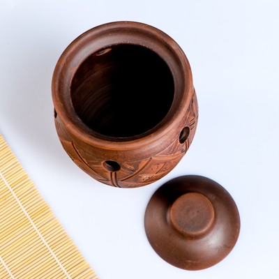 Банка для хранения чеснока 1,1 л, молочение