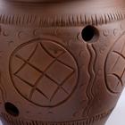 Банка для хранения Кунгурская керамика «Орнамент», 4 л, с отверстиями для вентиляции, молочение, коричневая - Фото 4