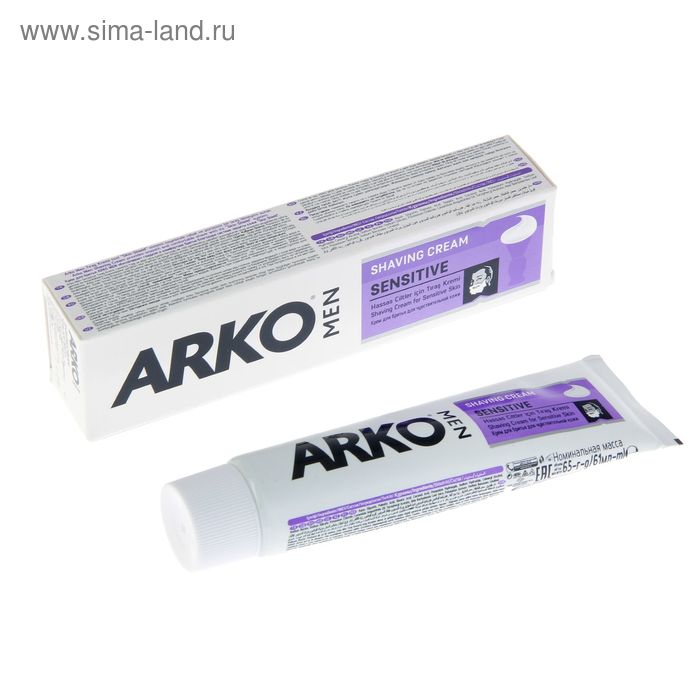 Крем для бритья ARKO Sensitive, 65 гр. - Фото 1
