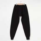 Кальсоны мужские, цвет чёрный, размер 56 - Фото 3